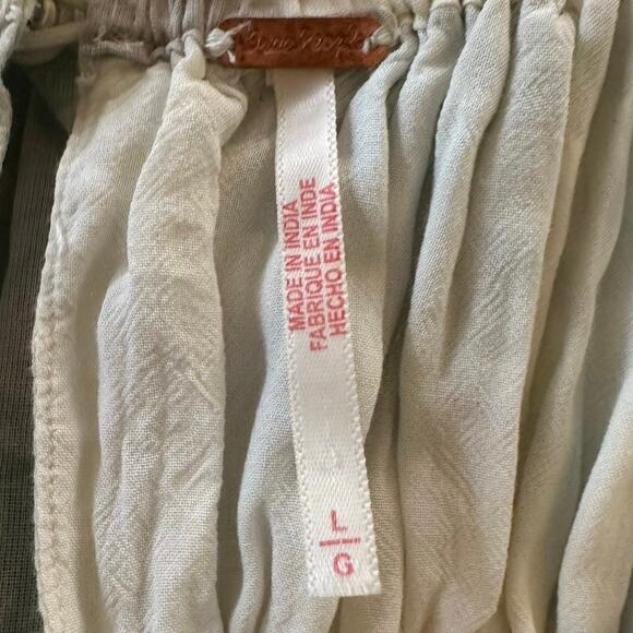 Free People Ethereal Dainty Lace Honeysuckle Floral Printed Midi Dress Large - Picture 11 of 13